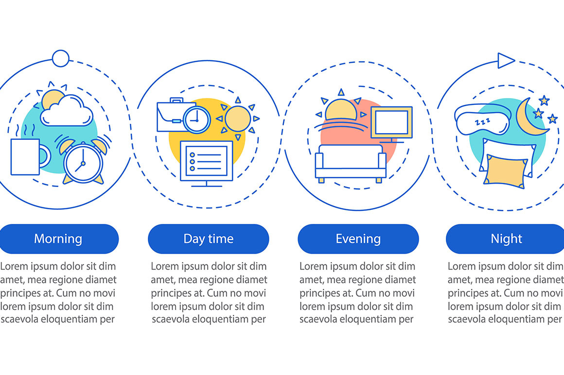 Time period vector infographic, a Templates & Theme by IMG Visuals