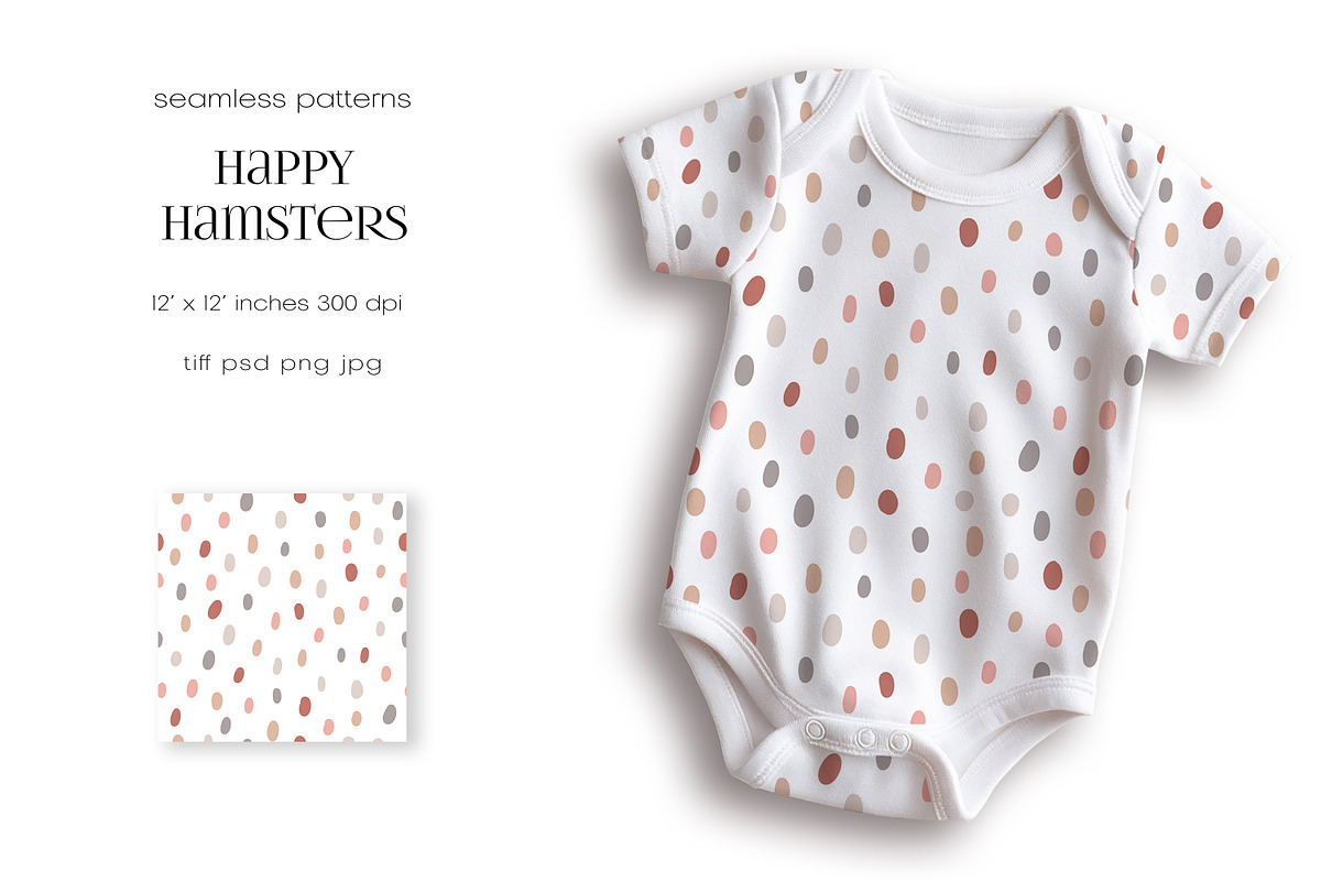 Seamless Kids Pattern Collection, a Pattern Graphic by PROTEA Watercolor Studio (Photo 4 of 9)