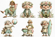 Funny Grandpa Summer set, an Illustration by Craft Nest (Thumbnail 3 of 12)
