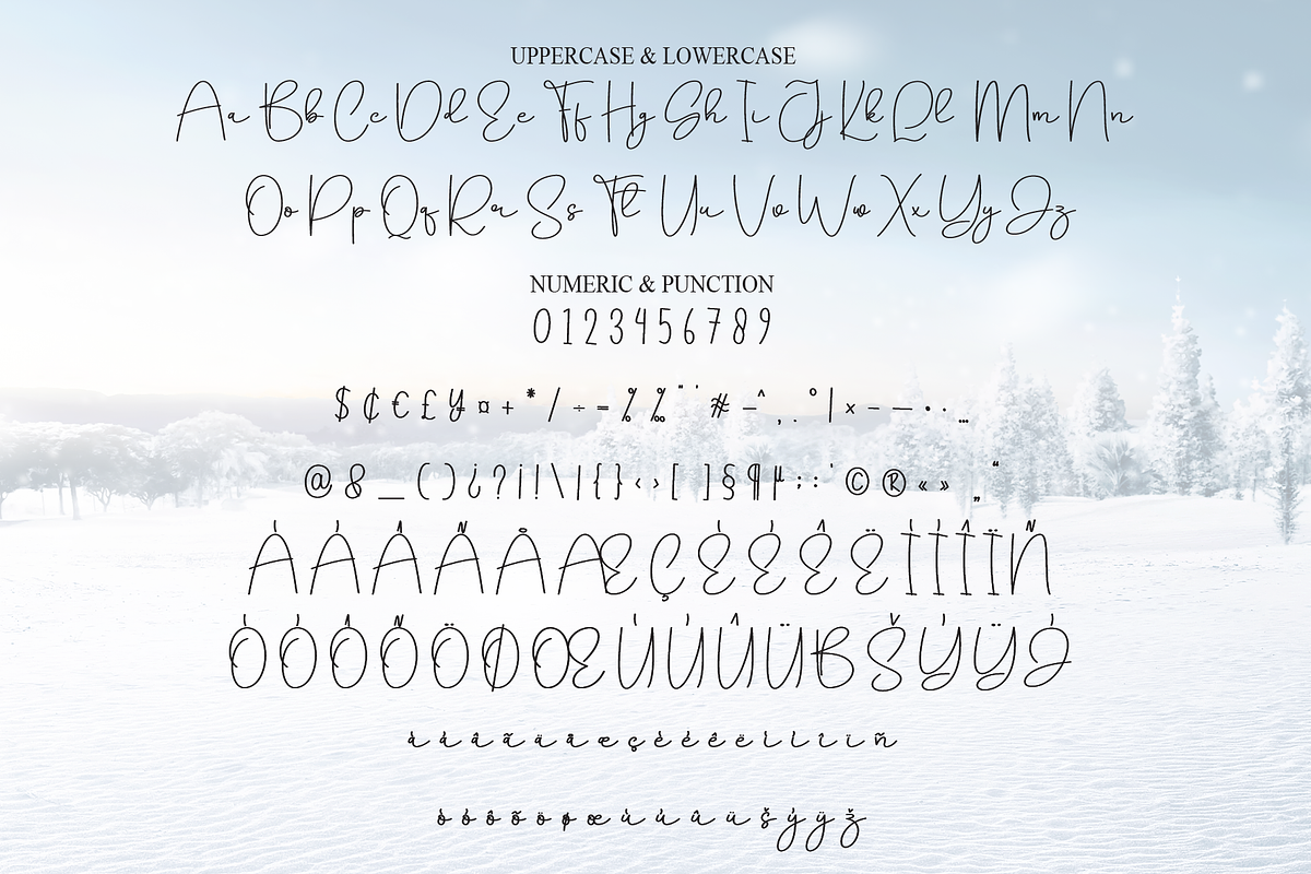 Hey Winter | Script Font, a Handwritten Font by Scratchones (Photo 7 of 8)