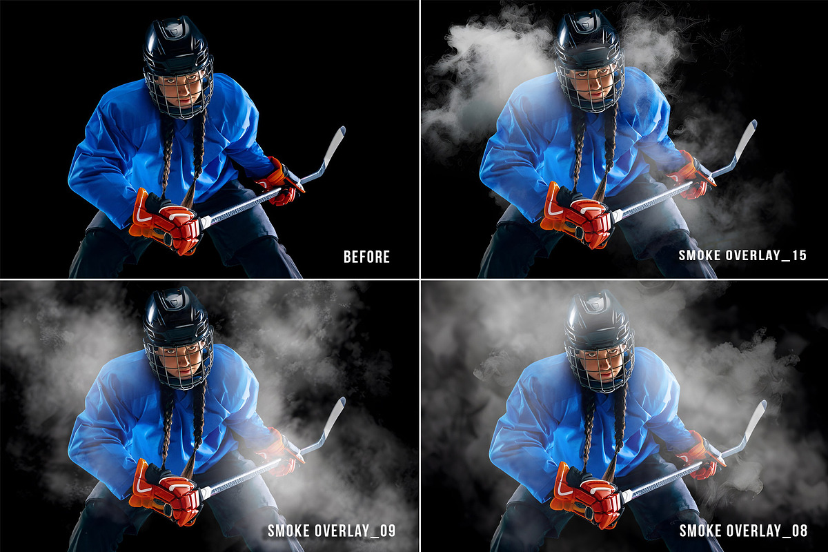 Smoke png clipart overlays, a Layer Style Add-On by Walllow Creatives (Photo 2 of 6)