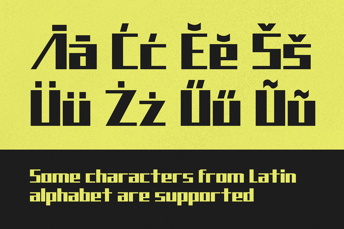 Dech Bold Display Font street, a Sans Serif Font by lekseo studio (Photo 7 of 8)