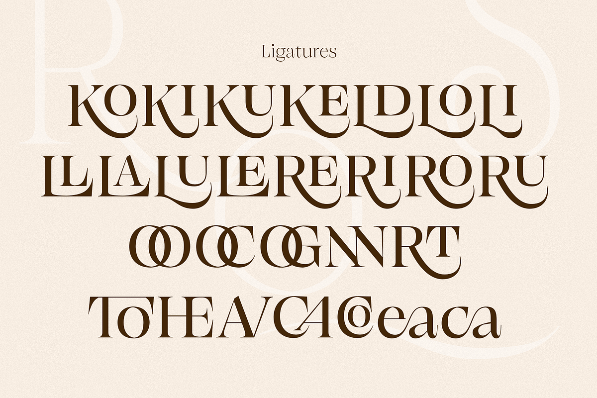 Browne de Calvin | Luxury Serif Type, a Serif Font by Jolicia Type (Photo 9 of 16)