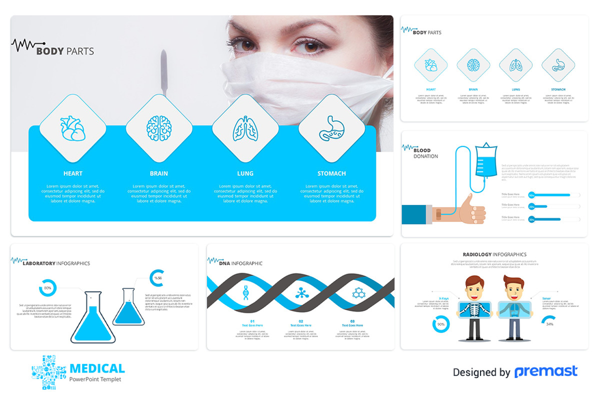 Medical Presentation template, a Presentation Template by Premast (Photo 17 of 19)