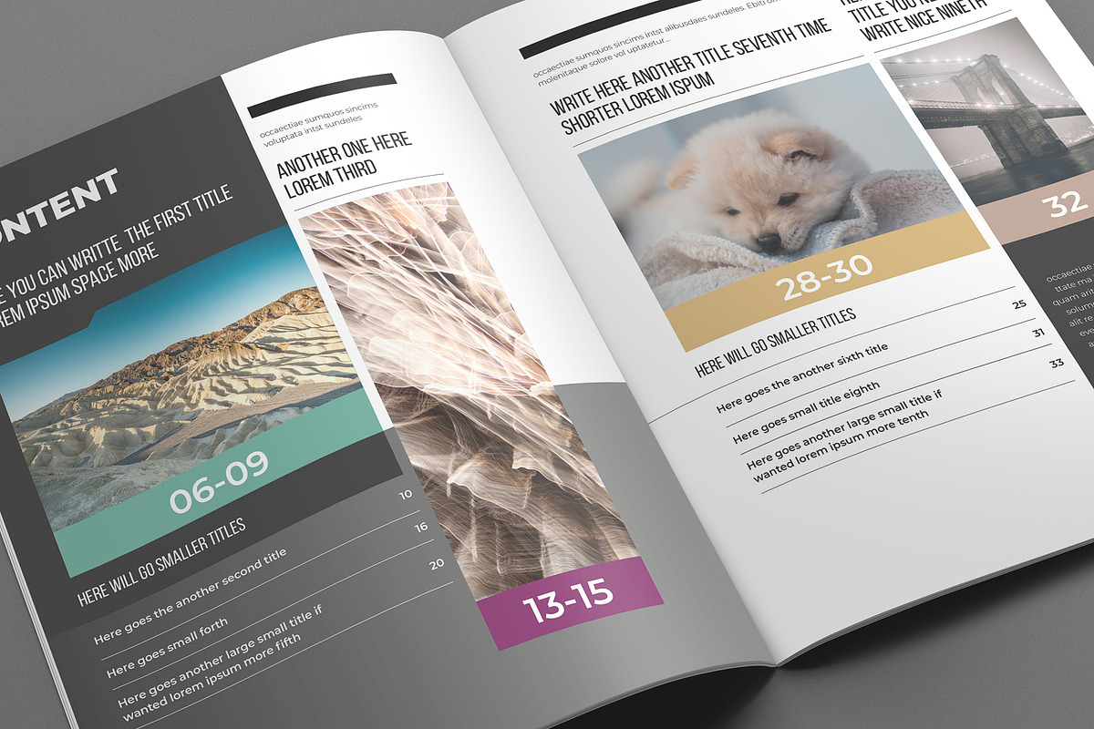Experiment Indesign Template, a Magazine Template by Luuqas Design