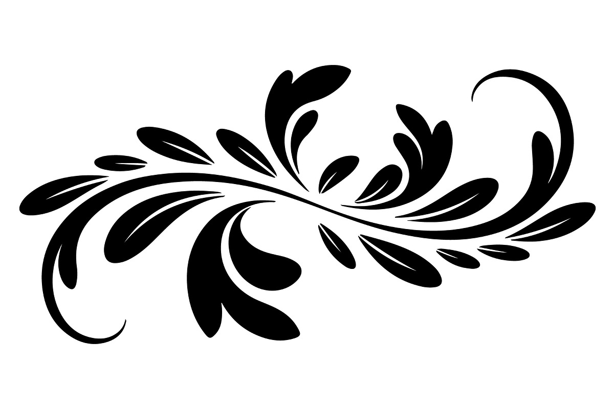 Ornamental Floral Silhouette, a Decorative Illustration by himelgfx (Photo 5 of 18)