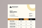 Invoice Template, a Stationery Template by MightyDesign (Thumbnail 2 of 8)