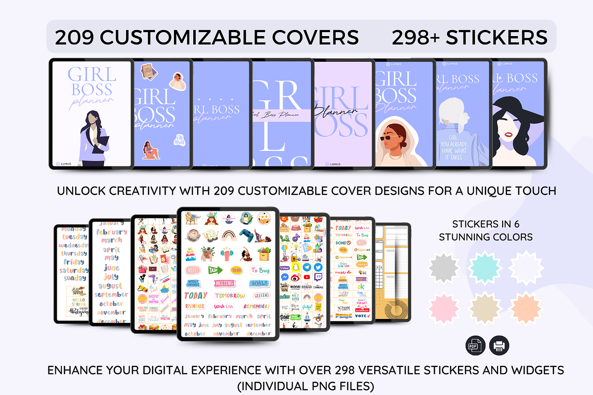 Digital Girl Boss Planner preview 7