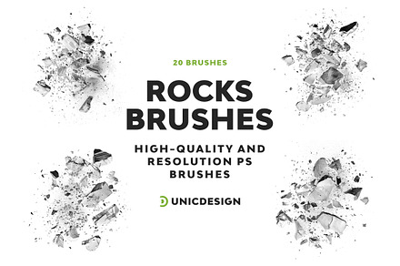 Vector Crack Brushes preview 5