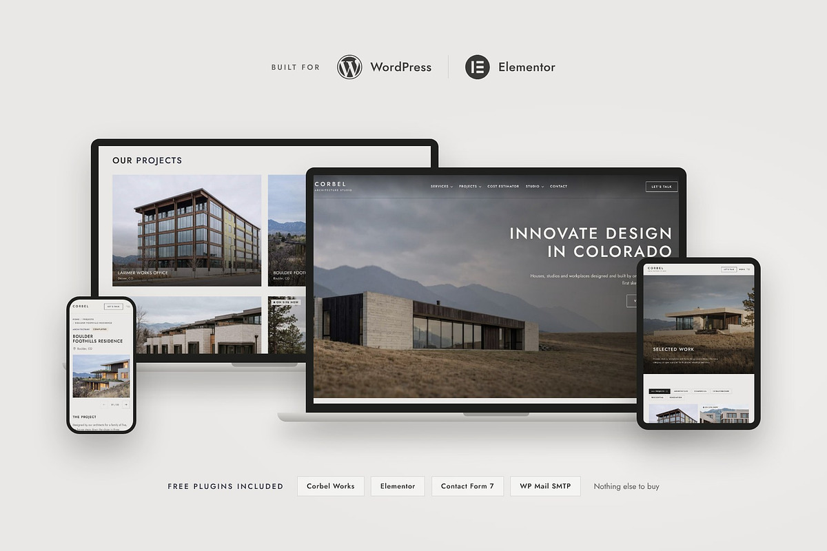 Corbel Architecture Elementor Theme, a WordPress Template by Tomasz Ganclerz (Photo 23 of 42)