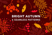 Bright autumn patterns, a Pattern Graphic by Hellgram (Thumbnail 1 of 8)