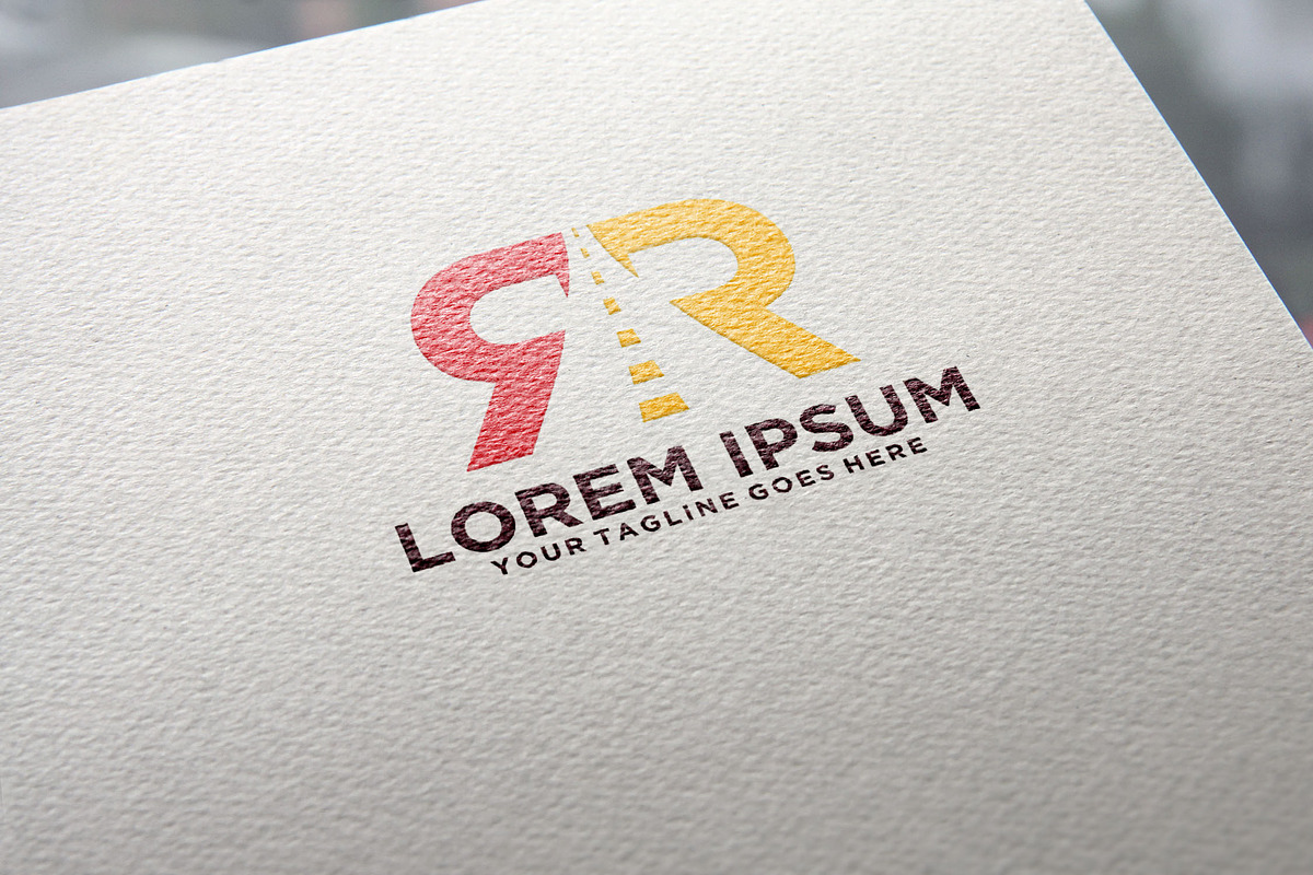 Roadway Highway RR letter logo, a Branding & Logo Template by REDVY CREATIVE