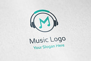 Music Headphone Logo, a Branding & Logo Template by aykutfiliz (Thumbnail 1 of 3)