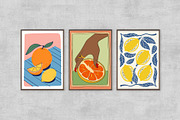 Fruit Gallery Wall Art Set, a Wallpaper Graphic by Helospace (Thumbnail 4 of 10)