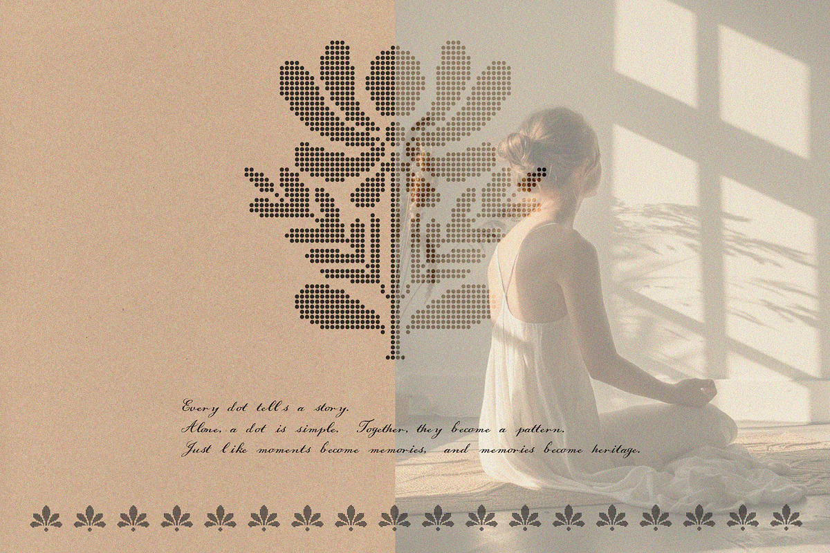 Threads of Memory - Folk dotted arts, an Object Illustration by lokko studio (Photo 11 of 11)