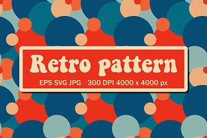 Circles Retro Pattern