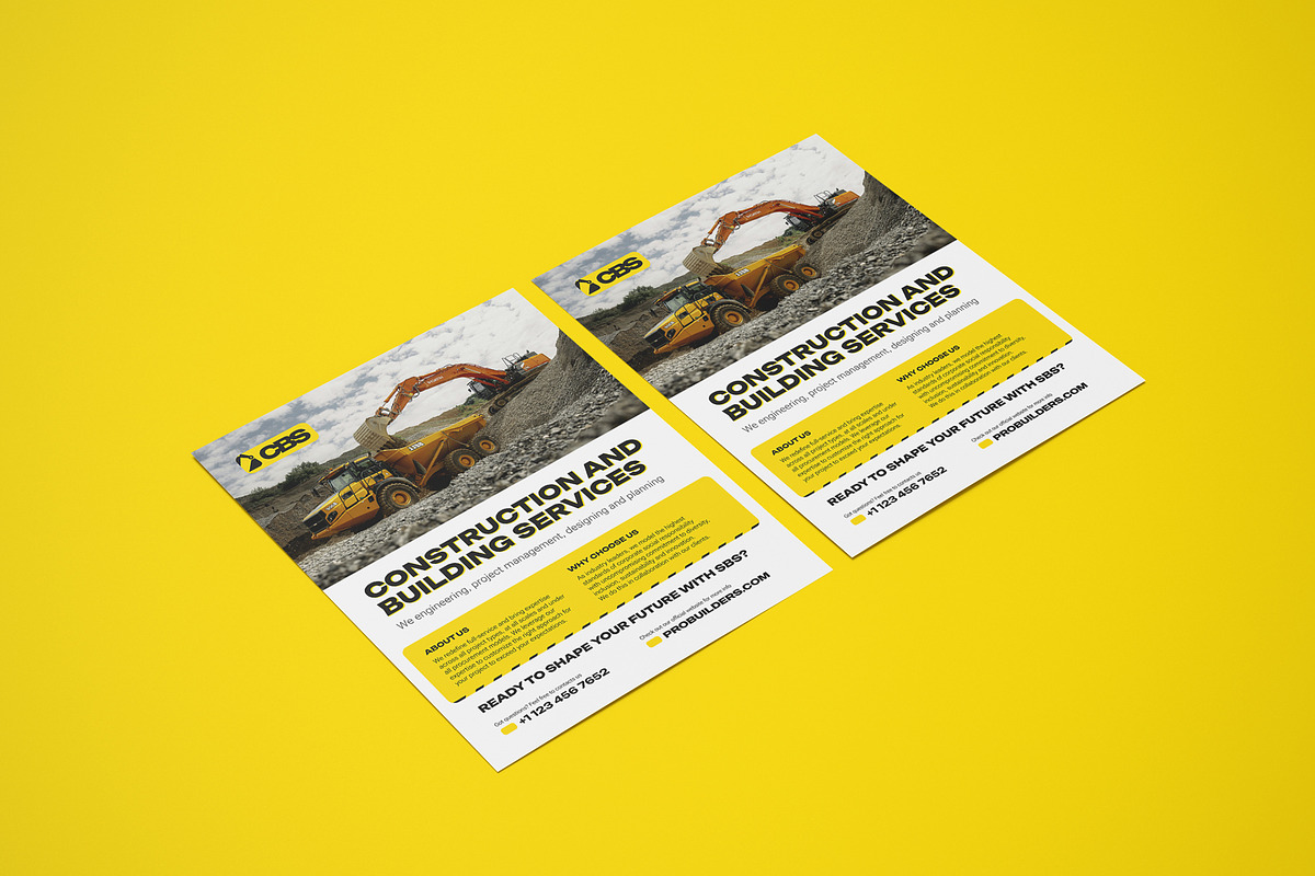 Building Construction Services Flyer preview 3
