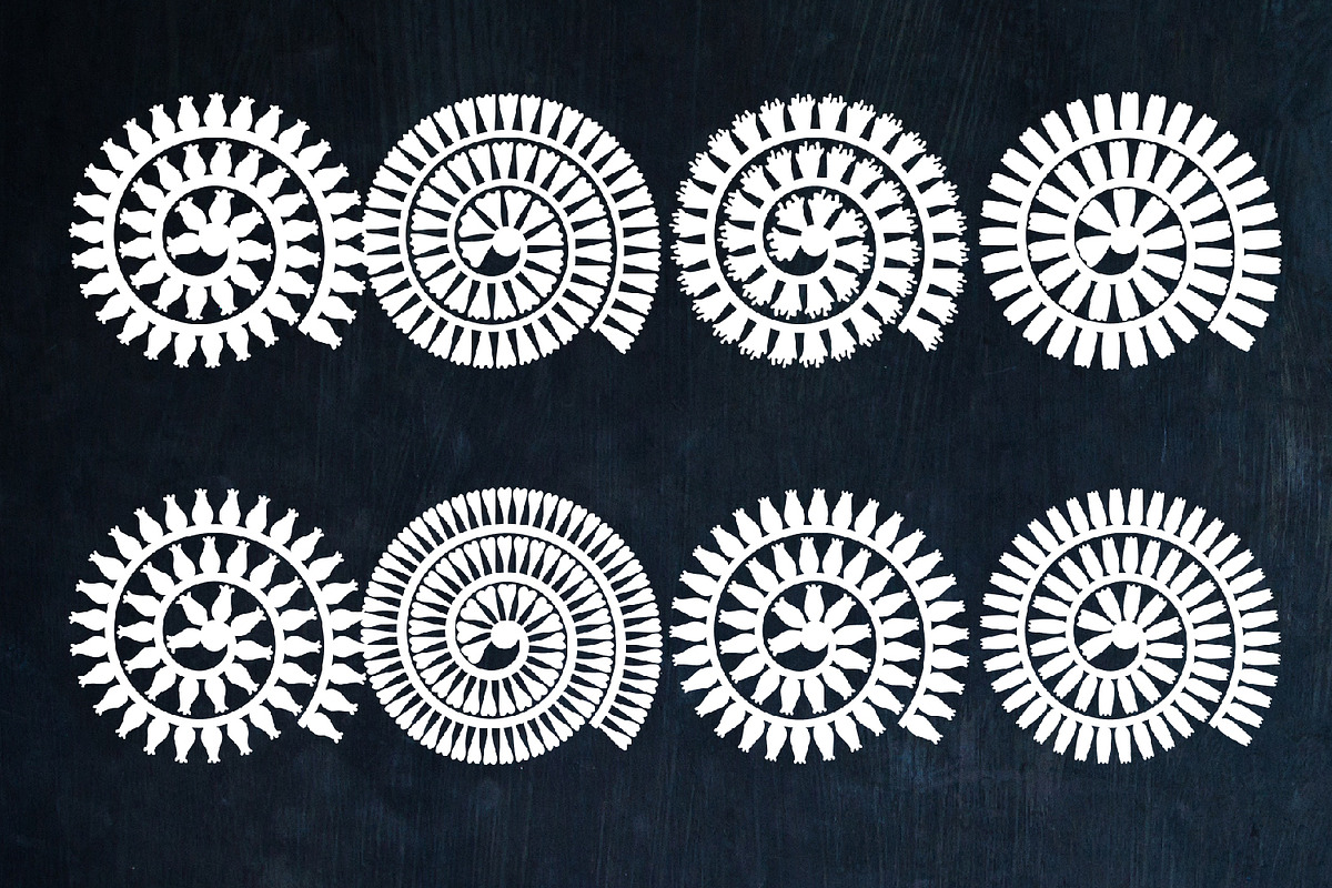 Rolled Flower paper template SVG., a Shape Add-On by KundolaArt (Photo 2 of 6)