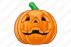 Pumpkin Halloween Illustration