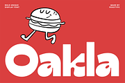 Oakla - Display Logo Font, a Sans Serif Font by Pekotype (Thumbnail 1 of 15)