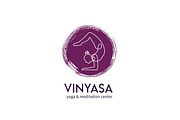 Yoga Center Logo, an Icon by tetiana.svirska (Thumbnail 1 of 2)