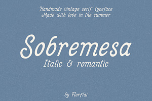 Sobremesa font