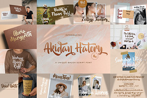 Bold Script Font Bundle Vol 2