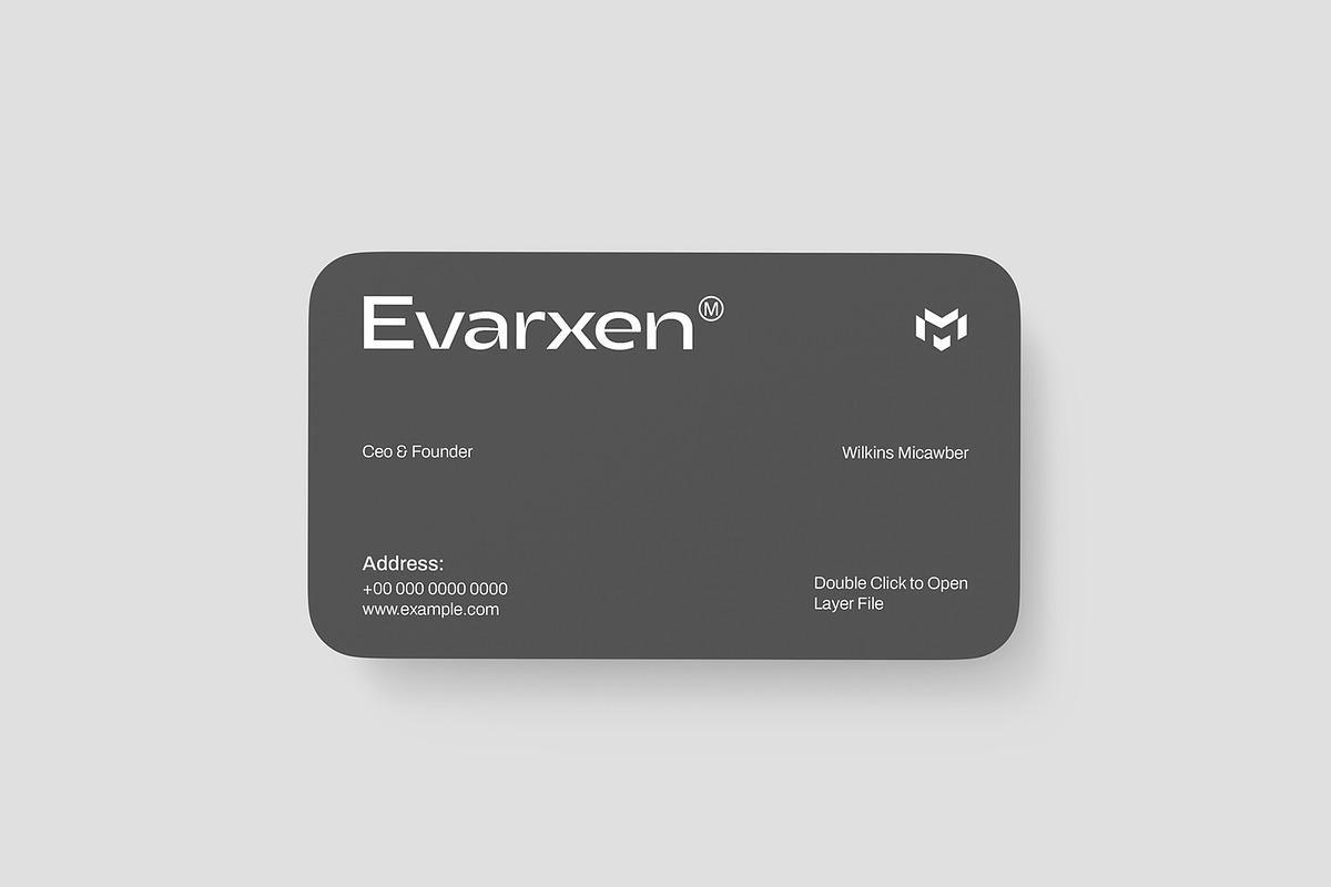Rounded Corner Business Card Mockup, an Advertising Mockup by graphypix (Photo 3 of 4)
