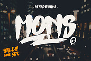 Mons Typeface, a Font by giemons™ (Thumbnail 1 of 5)