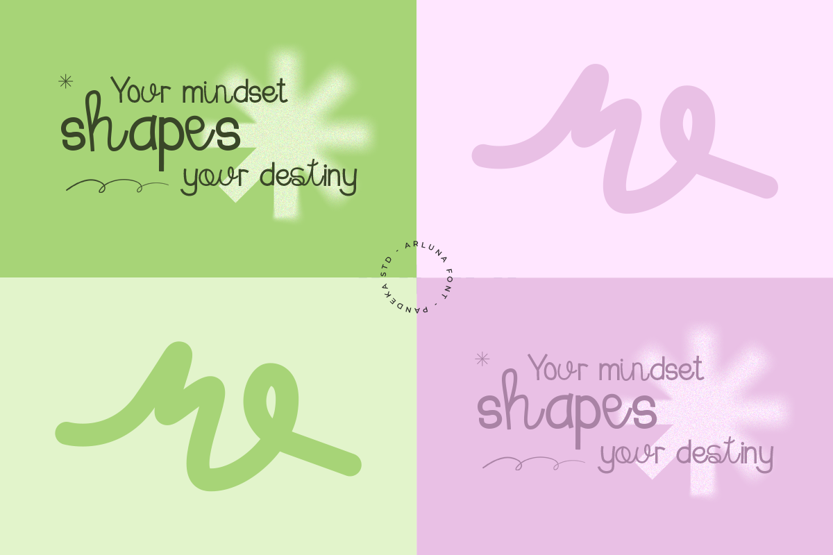 Arluna - Script Monoline Font, a Script Font by Pandeka Studio (Photo 6 of 9)