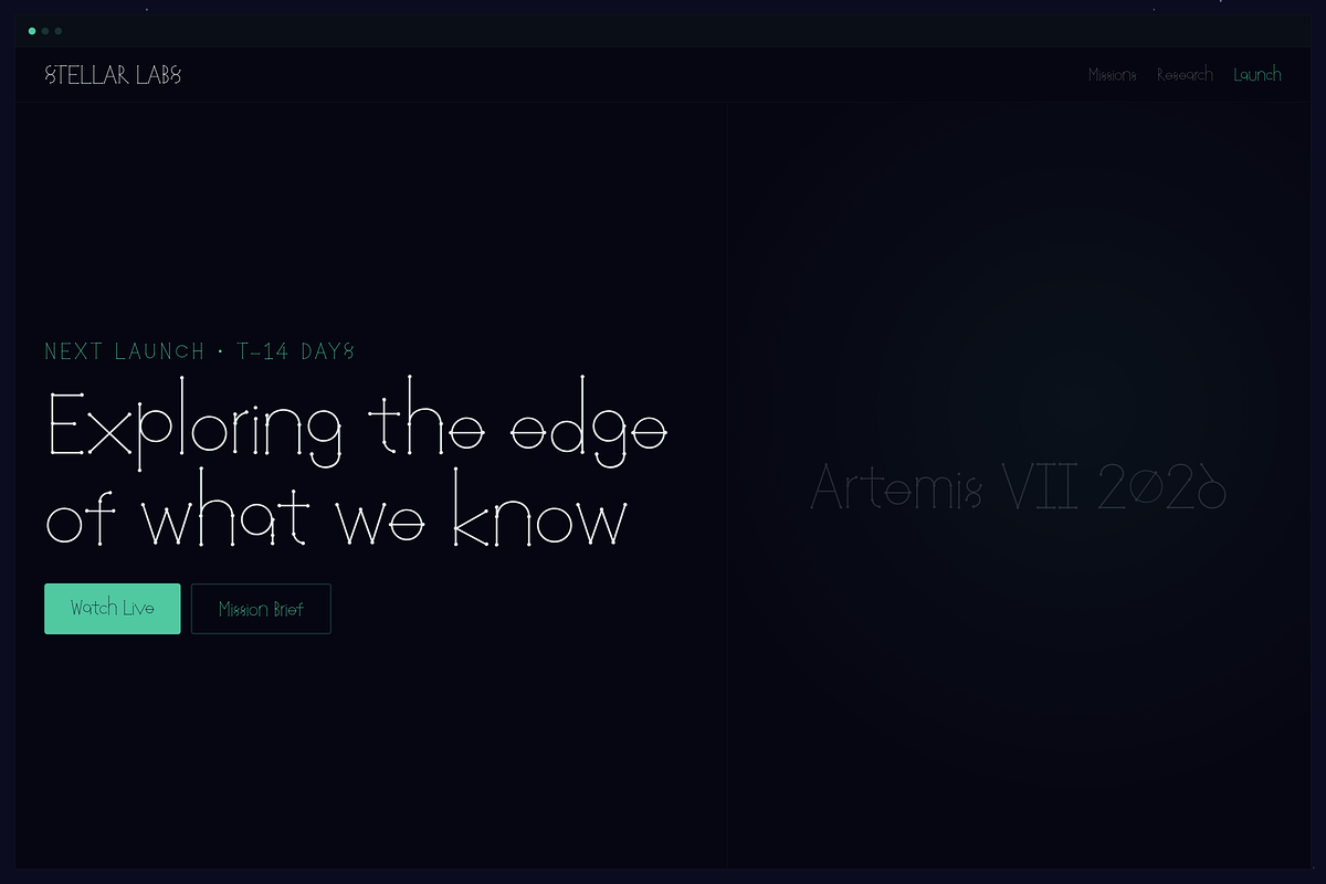 Orbit — Constellation Display Font, a Handwritten Font by Lettra Studio (Photo 12 of 18)