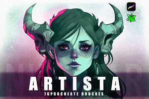 Artista Box - 76 Procreate Brushes