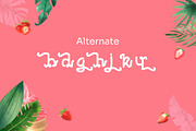 Gluefint - Acrobatic Retro Font, a Handwritten Font by Dhabee (Thumbnail 10 of 11)