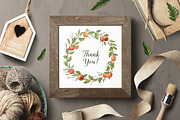 Apples and branches Watercolor set, an Illustration by NataliVA (Thumbnail 9 of 9)