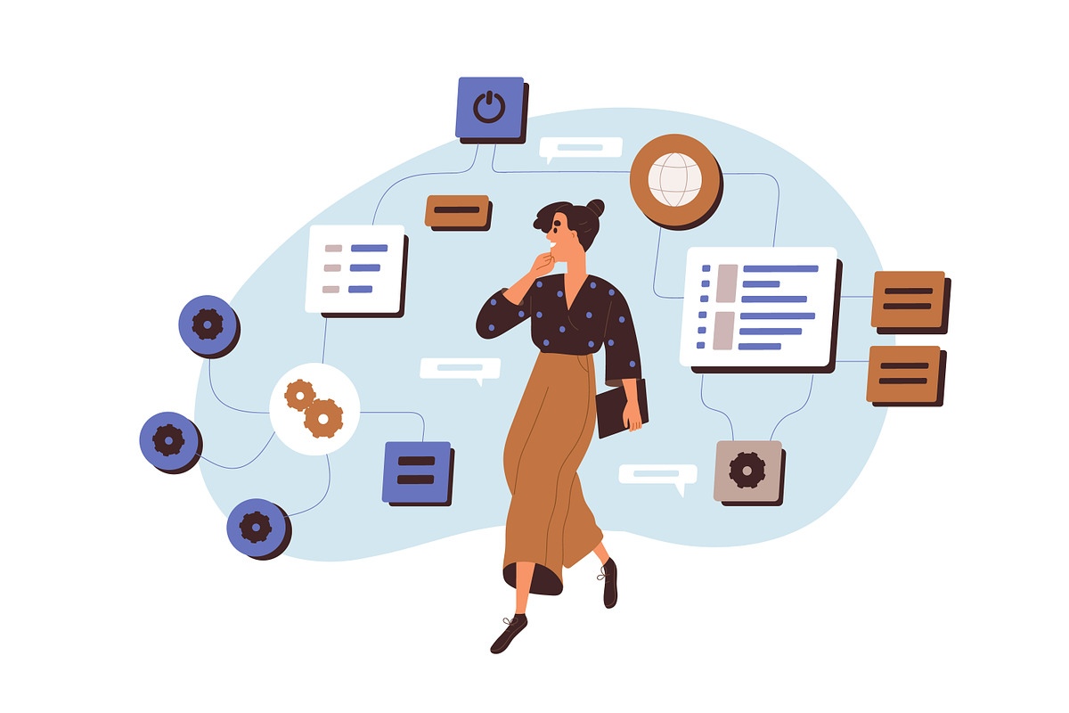 CMS, software architecture concept, a Work Illustration by Good Studio (Photo 4 of 7)