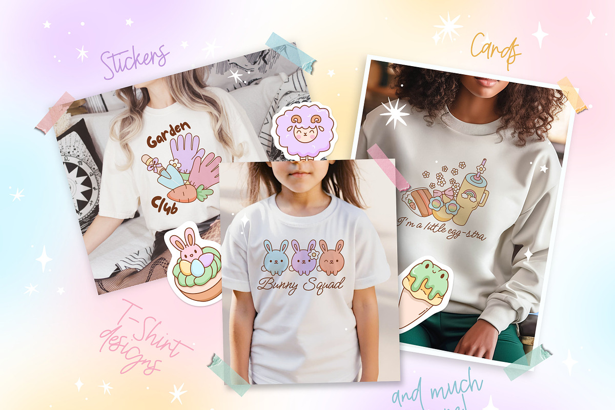 Cute Groovy Spring Clipart Bundle, a Seasonal Illustration by Huxmay (Photo 6 of 7)