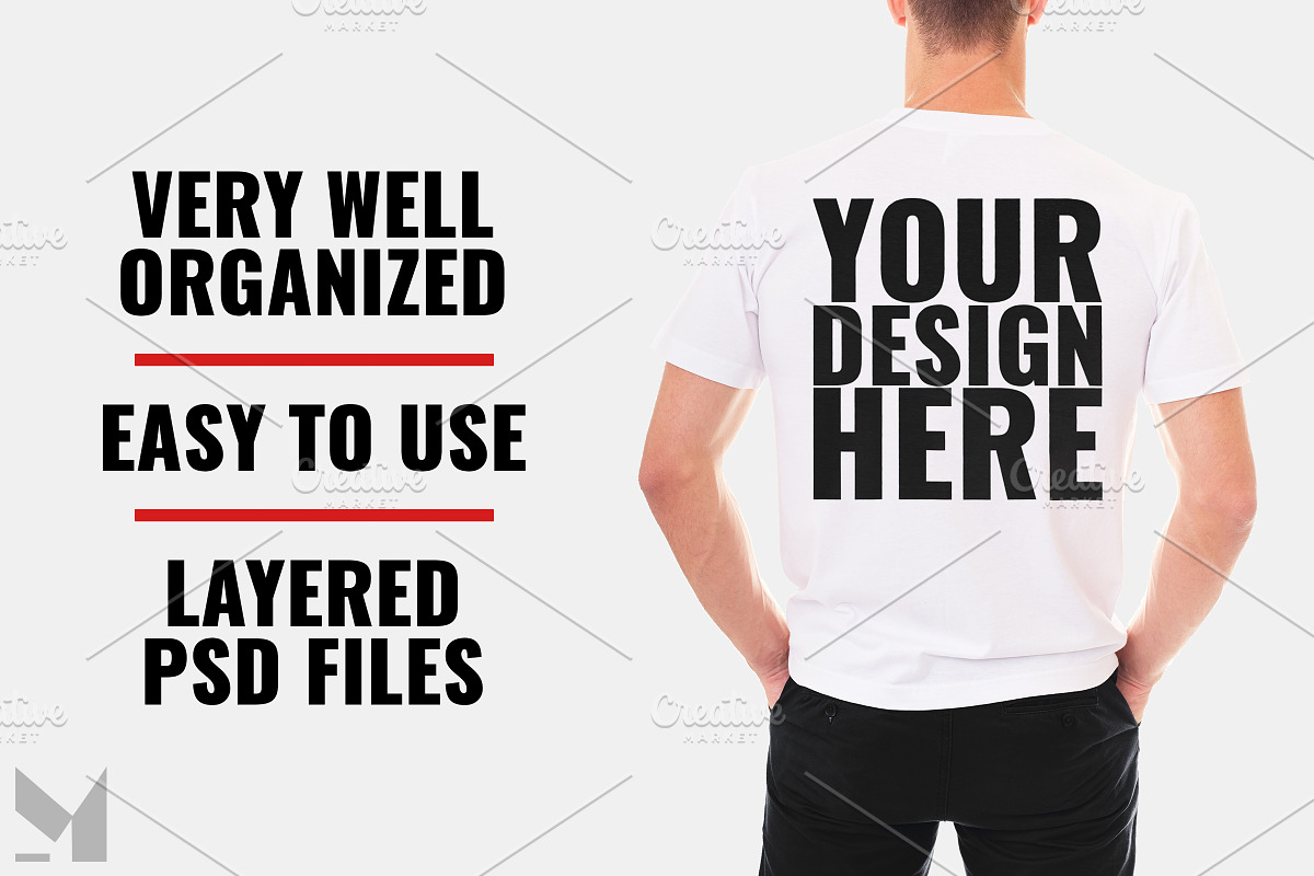 Men's T-Shirt Mockup, a Shirt Mockup by THE MOCKUP SHOP (Photo 5 of 5)