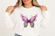 Whimsical Spring Butterfly Clipart B, an Illustration by SVGArt (Thumbnail 7 of 9)