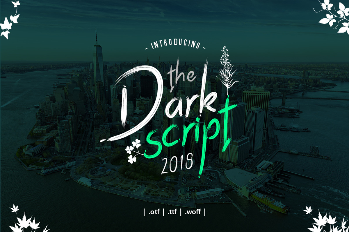 Dark Od Script Font