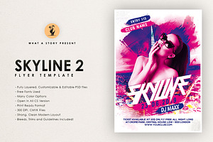 Skyline 2, a Flyer Template by What a Story