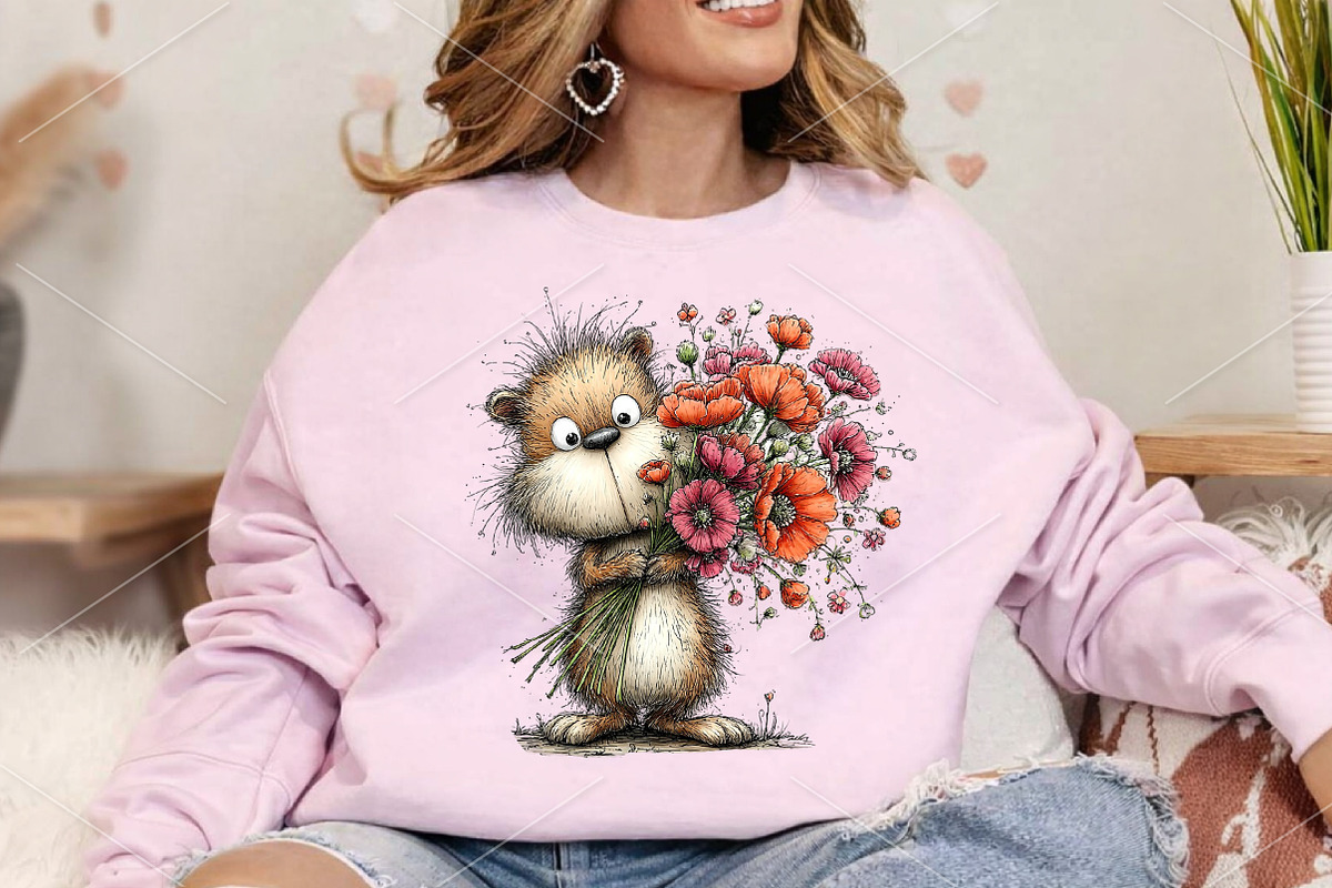 Whimsical Spring Animals Clipart, a Seasonal Illustration by Canvas Craft (Photo 5 of 7)