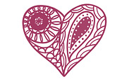 Hippie & Boho Heart, Procreate Stamp, a Brush Add-On by Sense Library (Thumbnail 7 of 19)