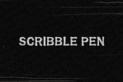 Scribble Pen, a Handwritten Font by Nickhard (Thumbnail 1 of 6)