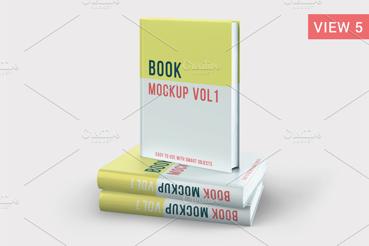 Books Mockup, a Print Template by visufactum (Photo 6 of 13)