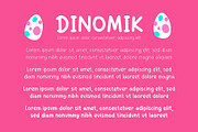 Dinomik fun comic font, a Font by Mightyfire (Thumbnail 5 of 5)