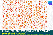 Leaves Pattern Embroidery Design SVG, a Pattern Graphic by VectorArtPrintableDesign (Thumbnail 5 of 5)
