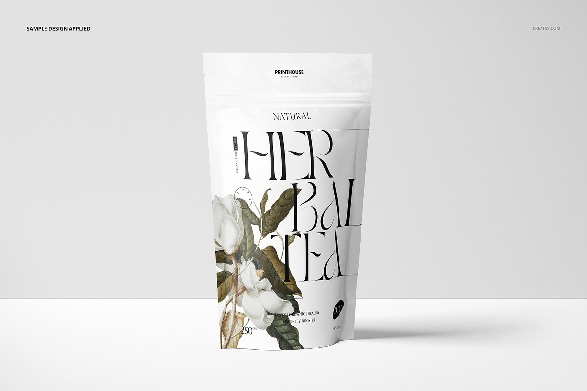 Stand Up Ziplock Bag Mockup Set, a Packaging Mockup by creatsy5 (Photo 7 of 14)