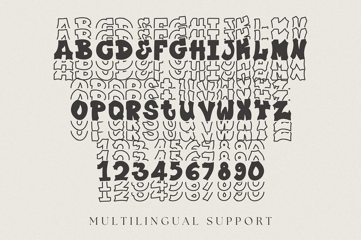 Plump Stacked, a Serif Font by Dm Studio (Photo 9 of 10)