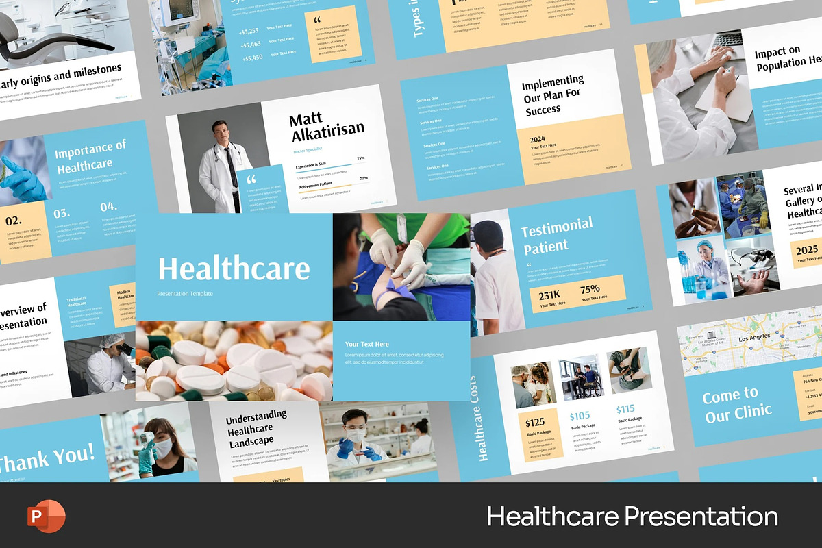 Healthcare Powerpoint Templates, a Presentation Template by Fit-tee (Photo 1 of 2)
