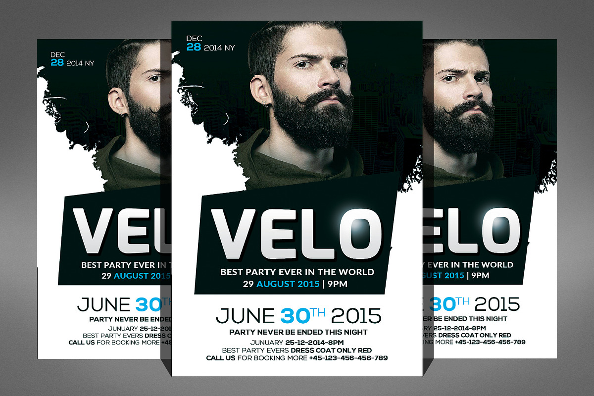 100 Party Flyer Bundle, a Flyer Template by Graphic Templates (Photo 65 of 101)
